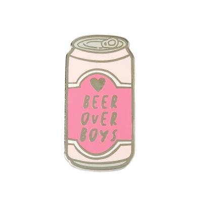 Punky Pins Beer Over Boys Enamel Pin Badge