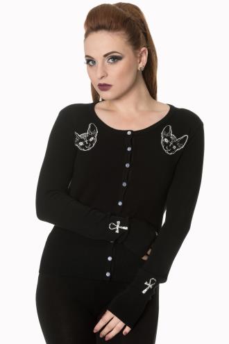 Banned 9 Lives Cat Sphynx Cardigan