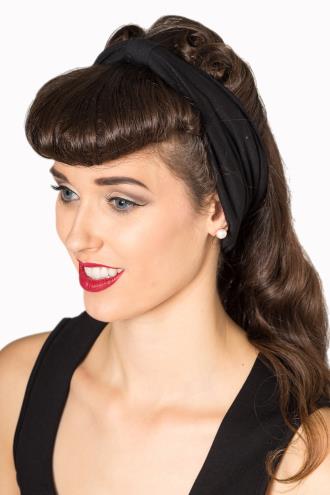 Banned No Talking Vintage Retro Headband - Red, Black or Purple