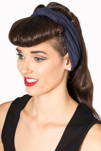 Banned No Talking Vintage Retro Headband - Red, Black or Purple