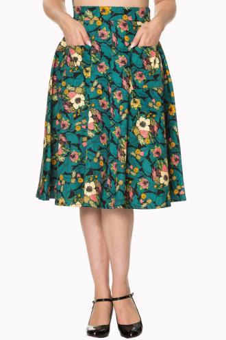Banned Daytrip Vintage Retro Pleated Skirt