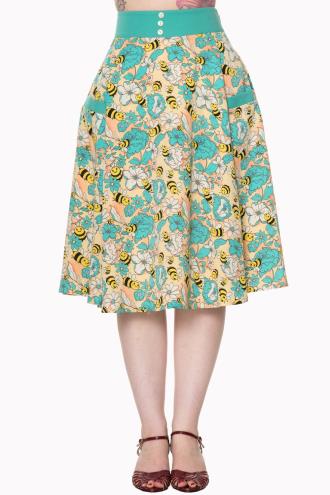 Banned Watching The Skies Midi Skirt