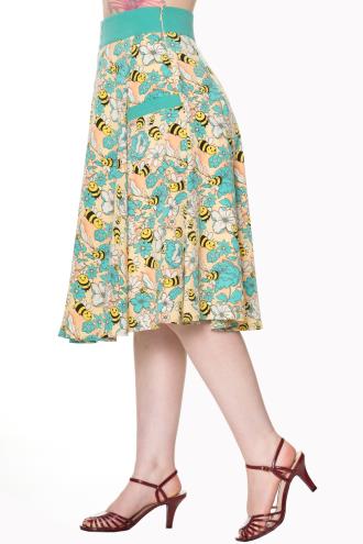 Banned Watching The Skies Midi Skirt