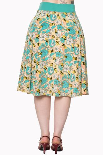 Banned Watching The Skies Midi Skirt