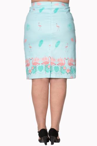 Banned Going My Way Pencil Plus Size Skirt