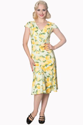 Banned Lagoon Lemon Dress