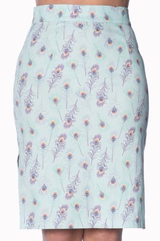 Banned Peacock Pencil Skirt