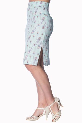 Banned Peacock Pencil Skirt