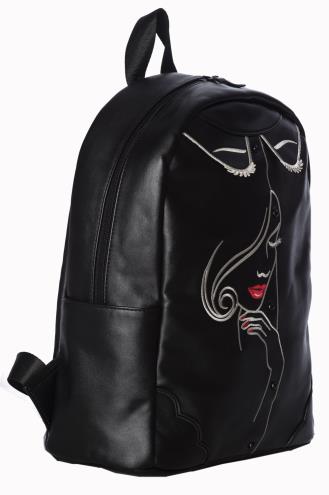 Banned Model Face Backpack