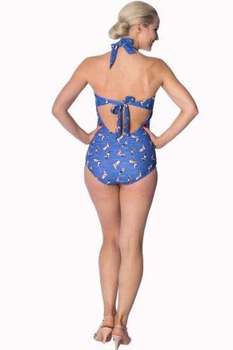 Banned Dive In Halter Swimsuit