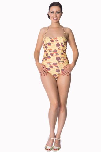 Banned Parasol Ruching Swimsuit