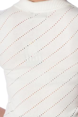 Banned It's A Wrap Pointelle Knit Plus Size Top - White, Yellow, Blue or Pink