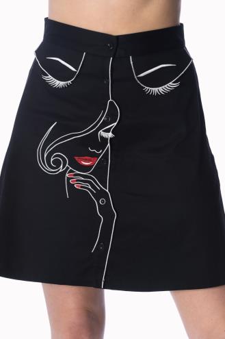 Banned Model Face Skirt