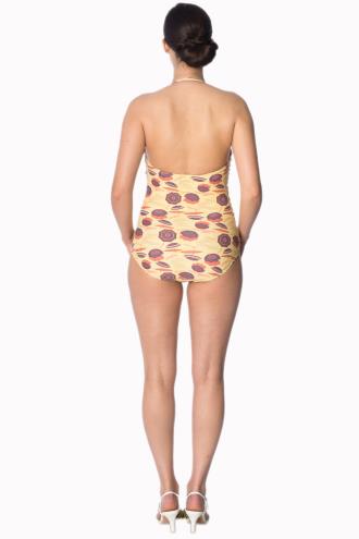 Banned Parasol Ruching Plus Size Swimsuit