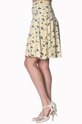 Banned Palm Shade Plus Size Skirt