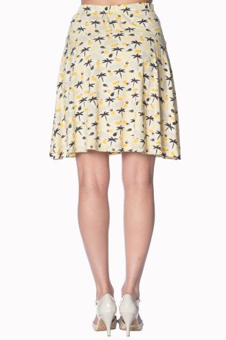 Banned Palm Shade Plus Size Skirt