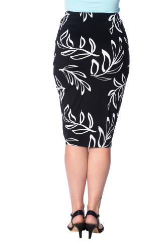 Dancing Days Palm Pencil Skirt