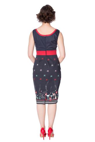 Lost Queen Christmas Cocktails Pencil Dress