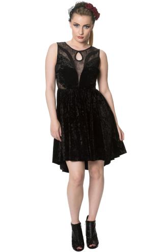 Banned Shadow Angel Gothic Alternative Dress - Black or Burgundy