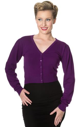 Banned Little Luxury Cropped Cardigan - Available in 7 Colours