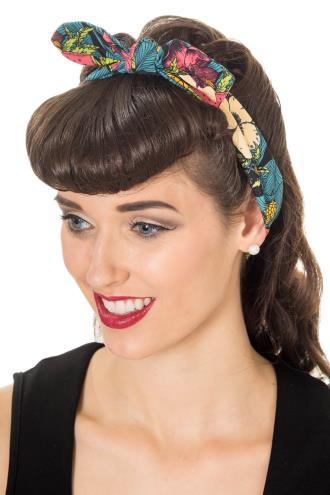 Banned Issy Vintage Retro Bandana Headband