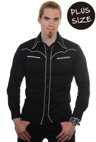 Banned Plain Trim PLUS SIZE Shirt