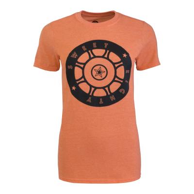 Sweet80 Disco Wheel Short Sleeved Tee - Heather Orange