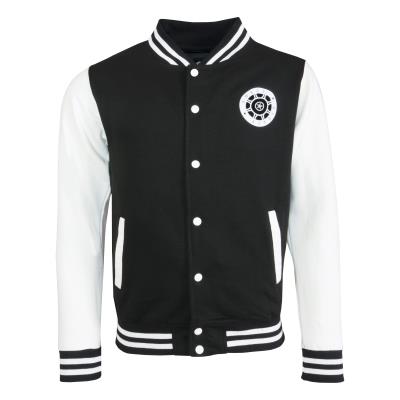 Sweet80 Disco Wheel Varsity Jacket - Black / White