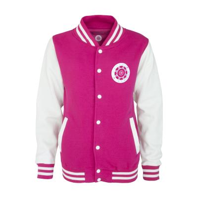 Sweet80 Disco Sucks Varsity Jacket - Pink / White