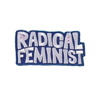 Punky Pins Radical Feminist Embroidered Iron On Patch