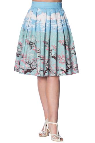 Banned Oriental Blossom Skirt 