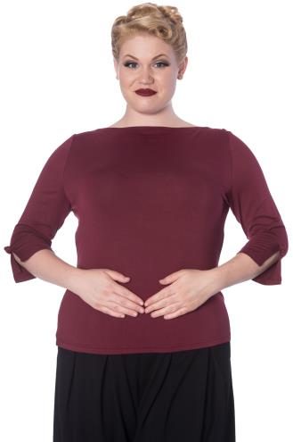 Banned Plus Size Modern Love Top - Available In 10 Colours
