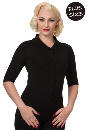 Banned April Shortsleeve Plus Size Cardigan - 11 Colours Available