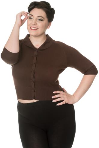 Banned April Shortsleeve Plus Size Cardigan - 11 Colours Available