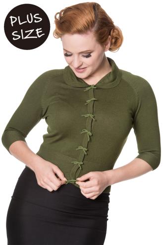 Banned April Shortsleeve Plus Size Cardigan - 11 Colours Available