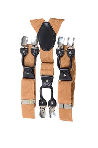 Banned Rockabilly Braces - Ochre / Black