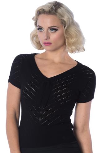 Banned Patricia Piontelle Top - Black, Navy or White