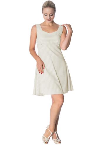 Banned Make a Wish Tabs Dress - Green or Off-White