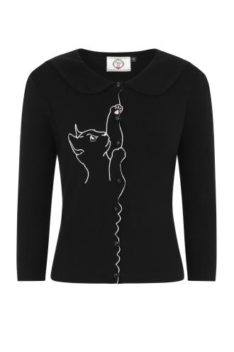 Banned Cat Scallop Collar Cardigan - 8 Colours Available