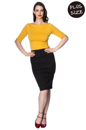 Banned Plus Size Oonagh Basic Top - 4 Colours