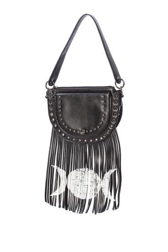 Lost Queen Valonia Triple Moon Fringe Bag