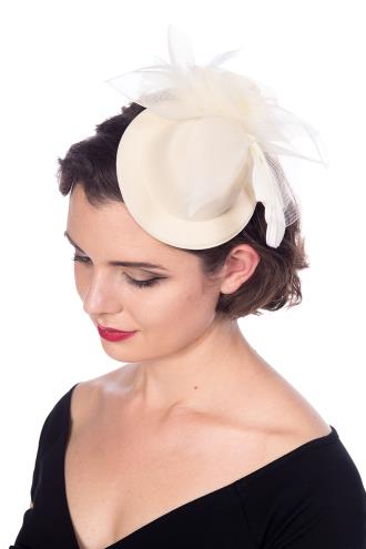 Lost Queen Spring Twister Fascinator - Black or White