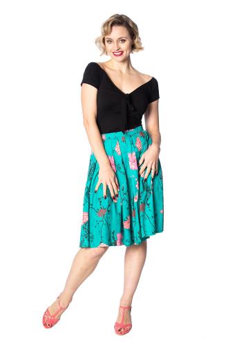 Dancing Days Vintage Peacock Baroque Skirt