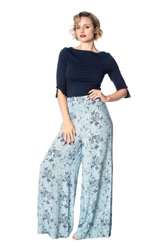 Dancing Days Santorini Dreams Palatso Pants - Blue or Navy