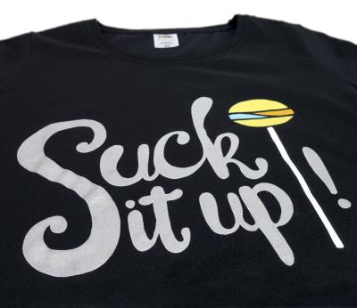 Sweet80 Suck It Up Tee - Pink or Black