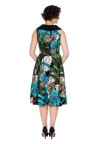 Dancing Days Retro Blue Tropics Dress 