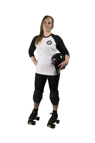 Sweet80 Wheel Logo 3/4 Sleeve Raglan Tee - White / Black