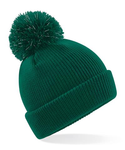 Beechfield Junior Reflective Bobble Beanie - 7 colours to choose 