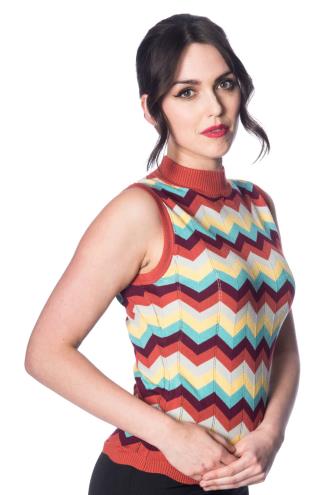 Banned Zadia Zig Zag Tank Top