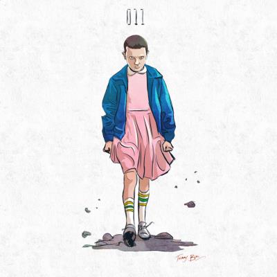 American Socks Eleven Stranger Things Mid High Socks